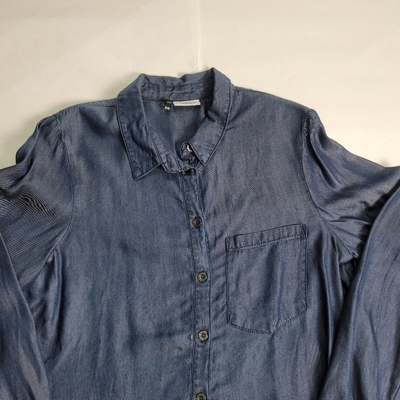 Noisy May Denim Dress Shirt - Picture 3 of 3